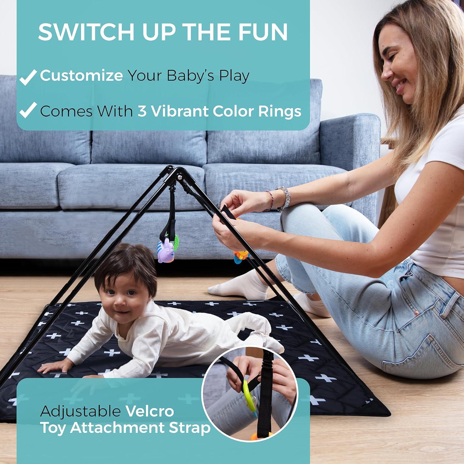 Alfombra de Juego para Bebés Portátil The Modern Ohana Geométrico