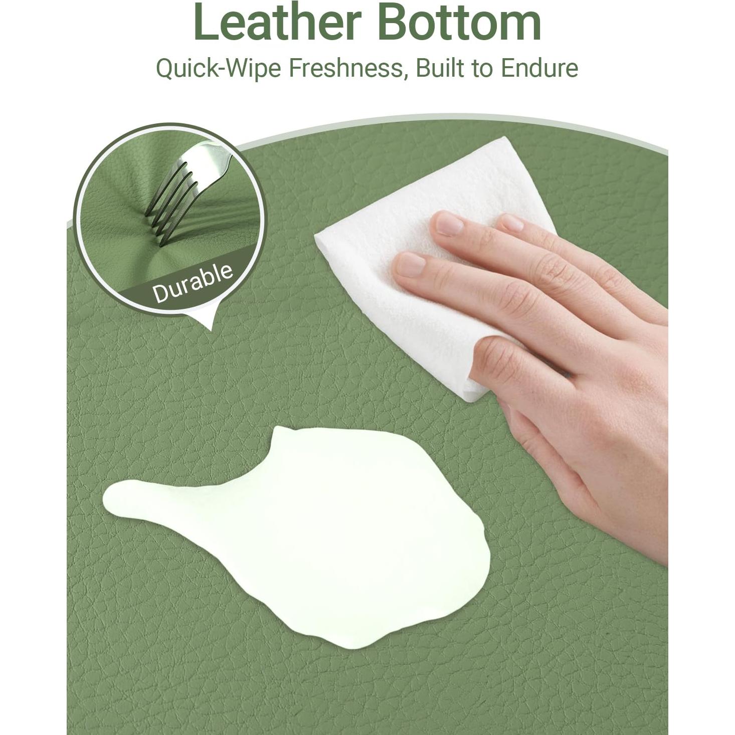 Alfombra de Juego SEPARO 127x127 cm Espuma Acolchada Verde Salvia