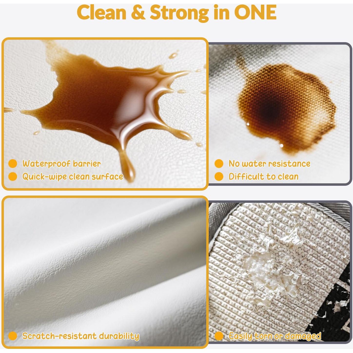 Alfombra de Juego para Bebés Acolchada PU Beige 127x127 cm