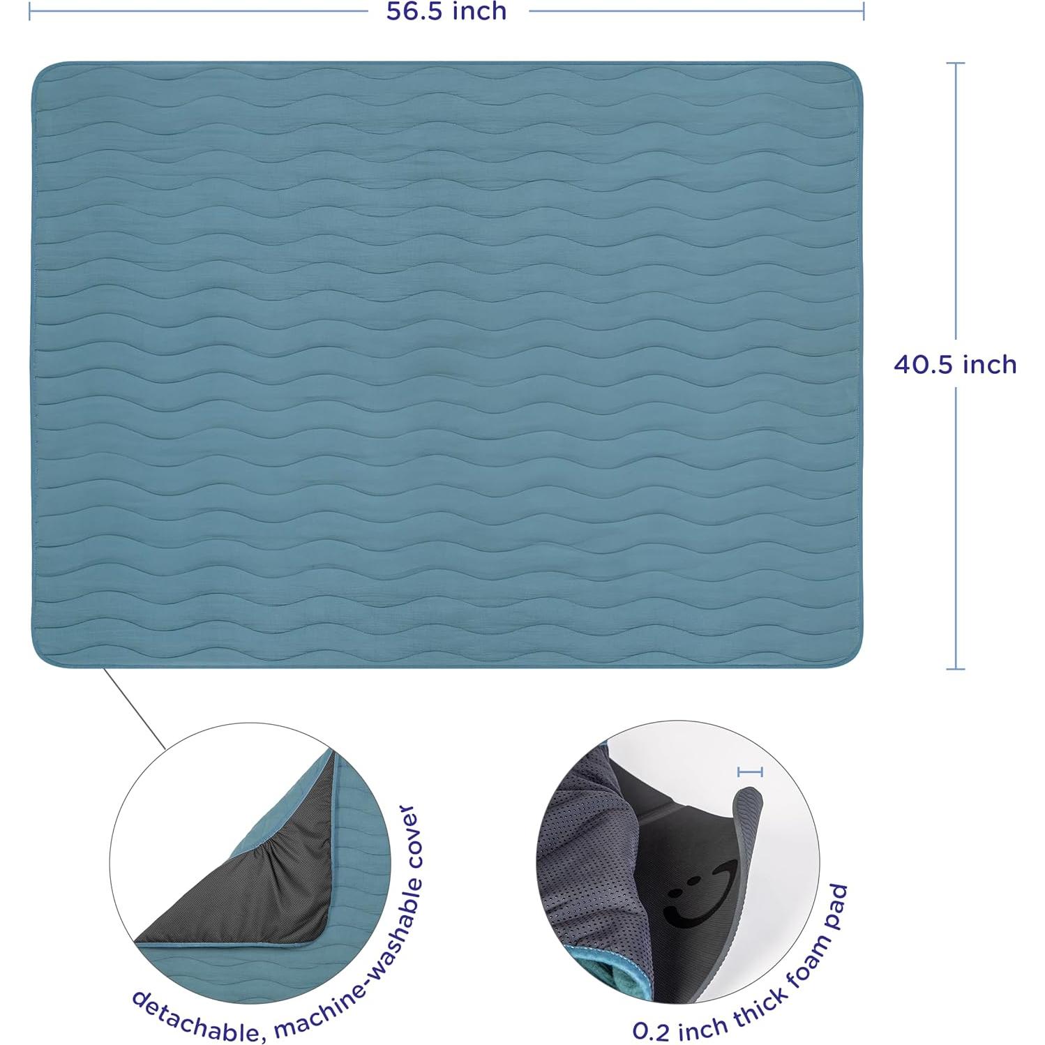 Alfombra de Juego Ubbi Baby 102.9x145 cm Acolchada y Lavable