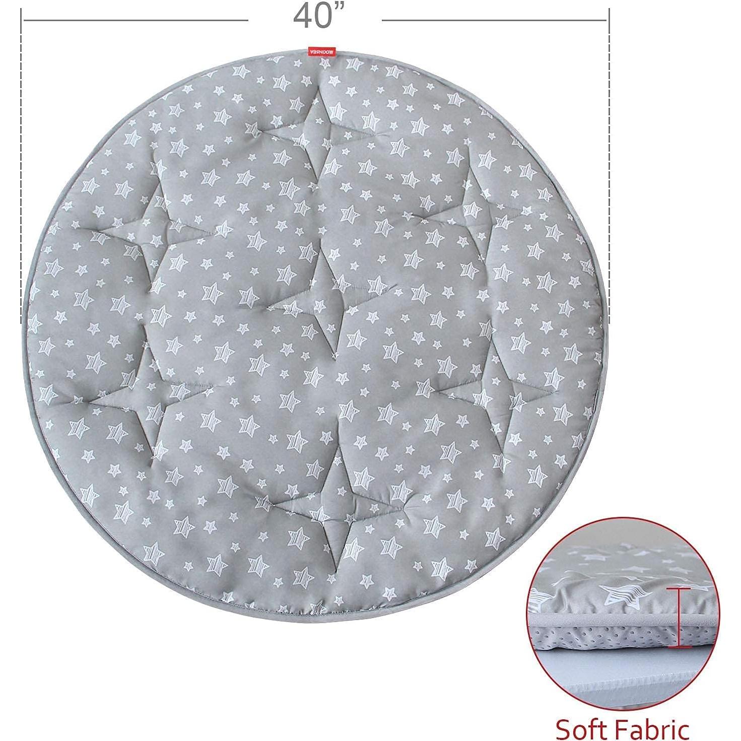 Alfombra Redonda de Juego Moonsea 1.02m Acolchada Antideslizante