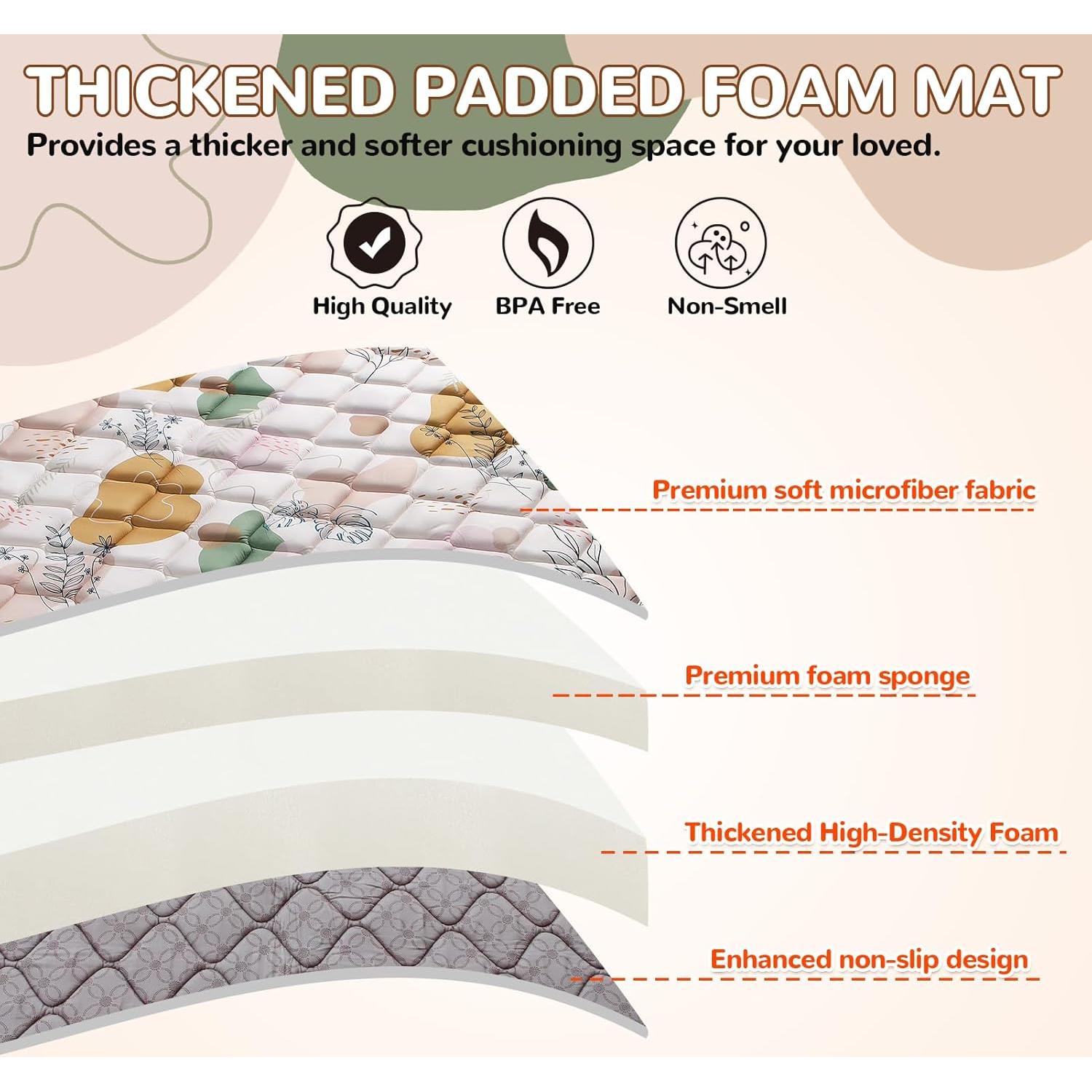 Alfombra de Juego Boho DESSPORTS 165.1x127CM Antideslizante