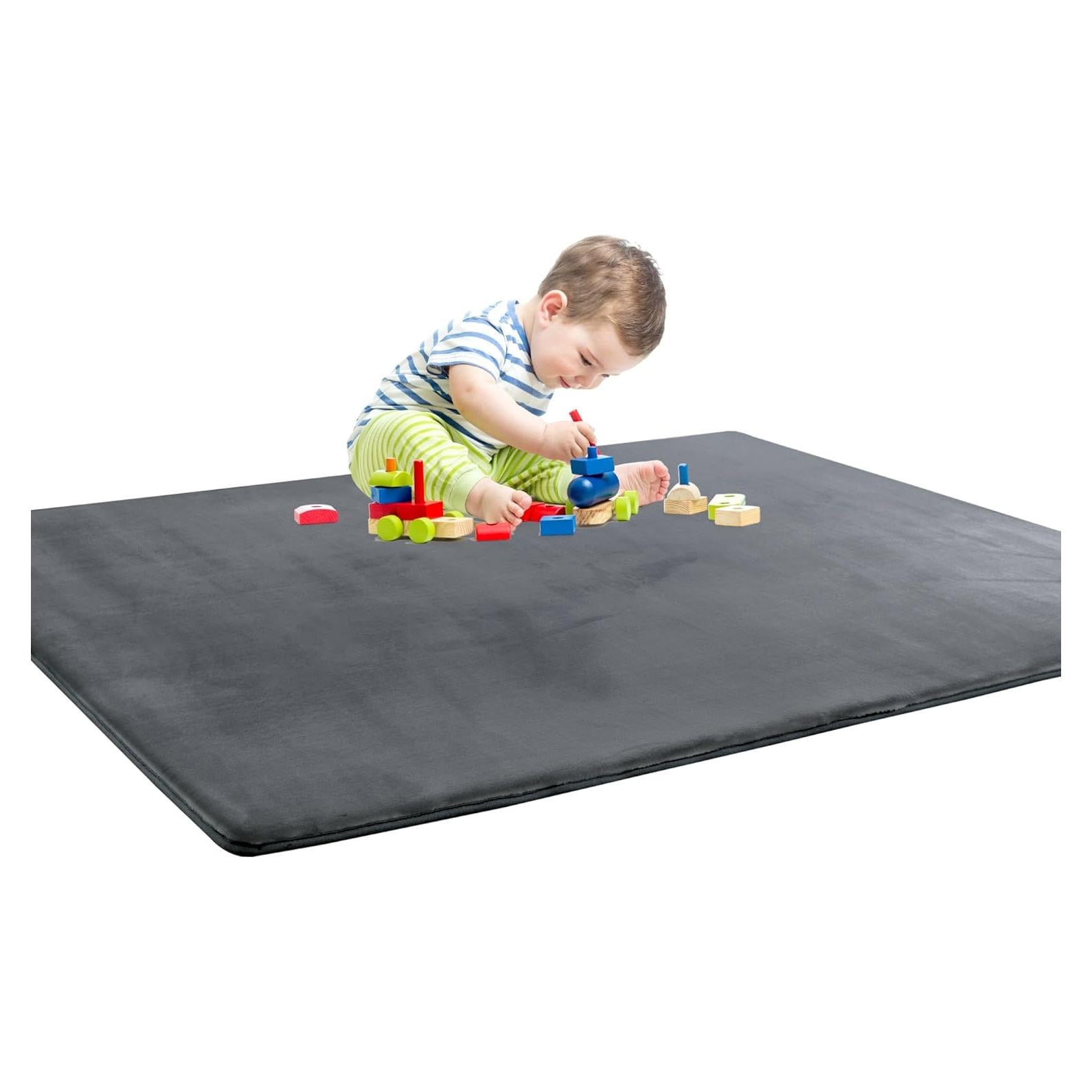 Alfombra de Juego BALAPET de Espuma Viscoelástica 187x127 cm Gris