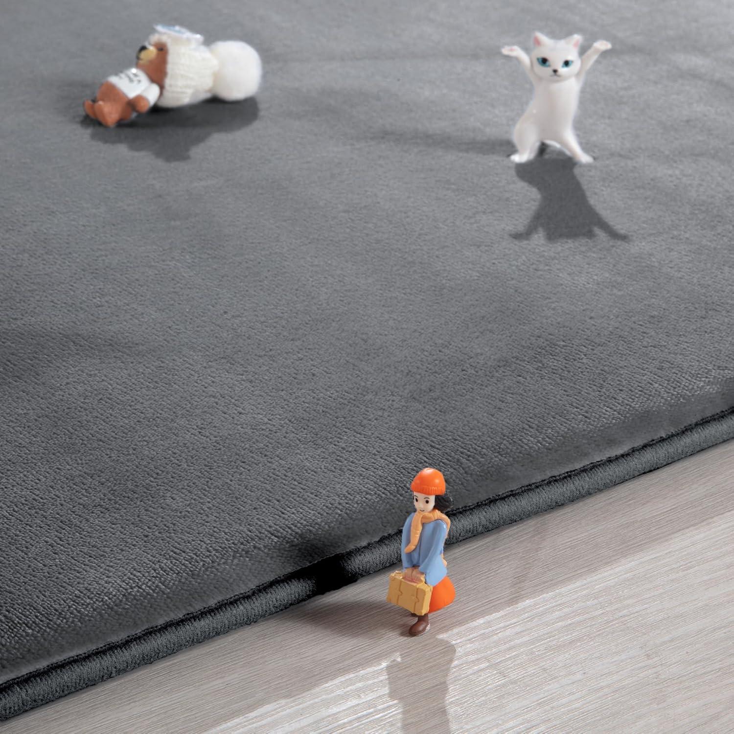 Alfombra de Juego BALAPET de Espuma Viscoelástica 187x127 cm Gris