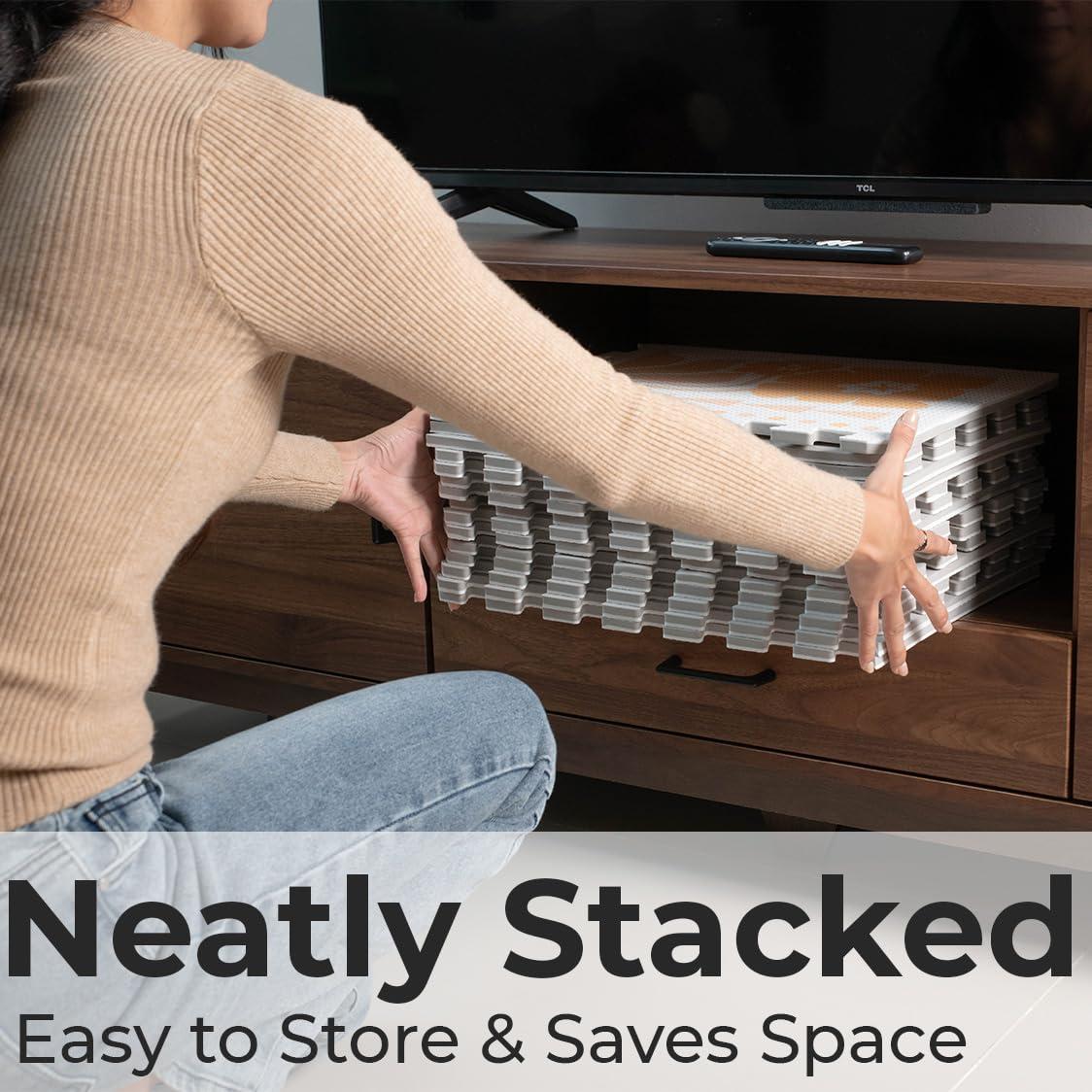 Alfombra de Azulejos de Espuma Primica 167.6x121.9cm Floral