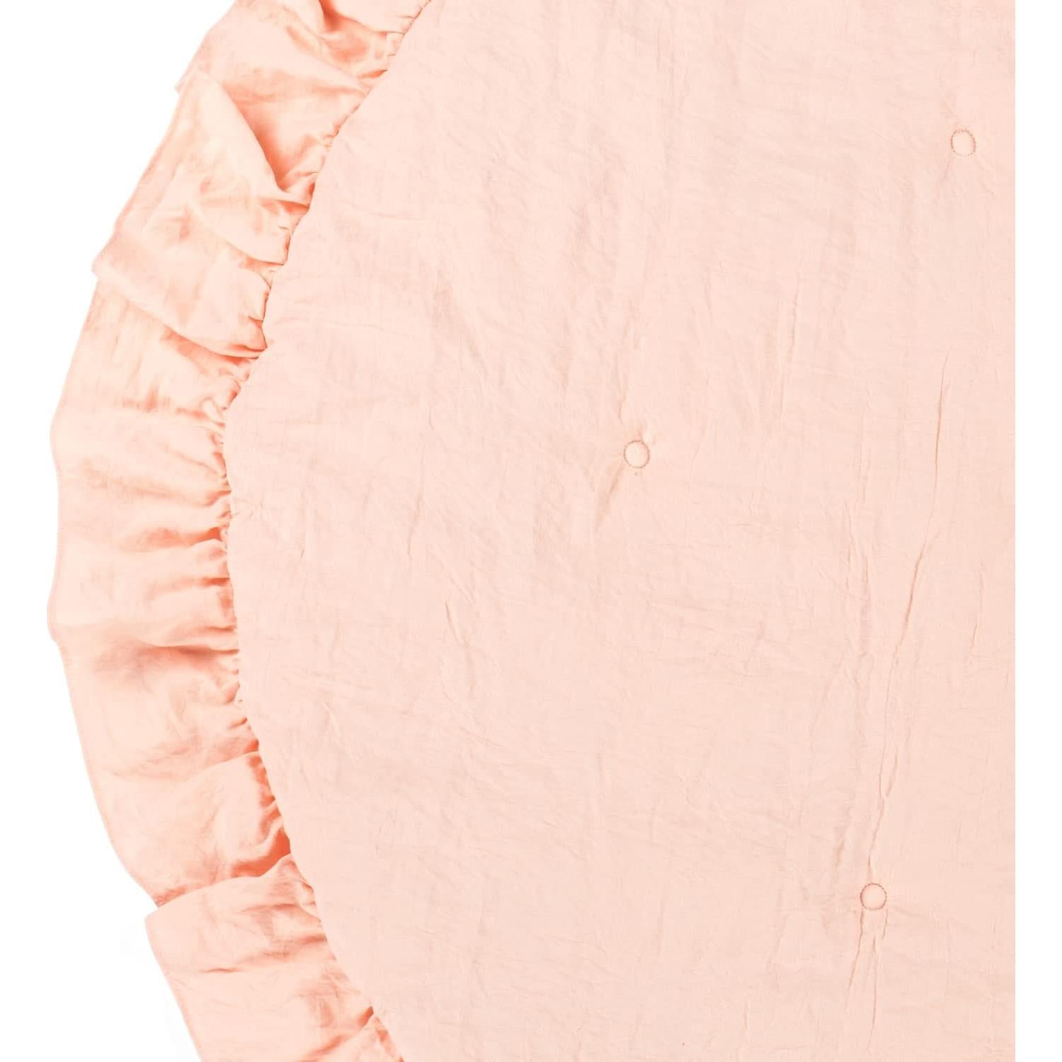 Alfombra de Juego Redonda Lush Decor 91.44 cm Rosa Suave
