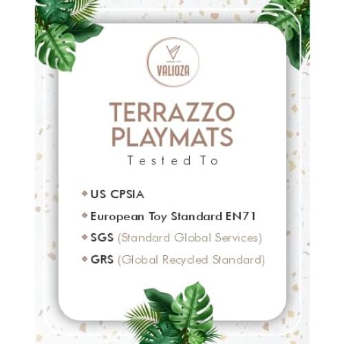 Alfombra de Juego Extra Grande Genérico Terrazzo 180x120 cm