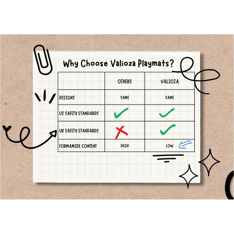 Alfombra de Juego Extra Grande Genérico Terrazzo 180x120 cm