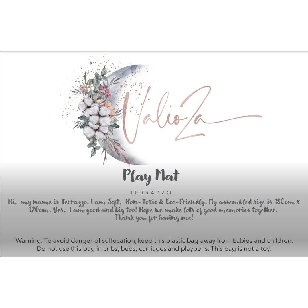 Alfombra de Juego Extra Grande Genérico Terrazzo 180x120 cm