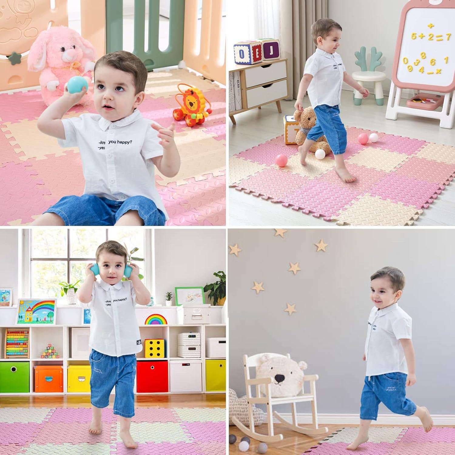 16 Azulejos Alfombra de Juego de Espuma Tamiplay 30x30 cm