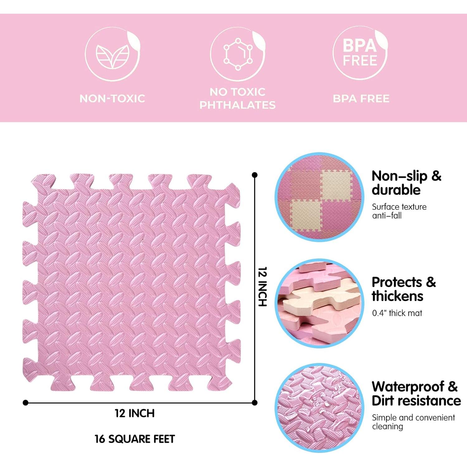 16 Azulejos Alfombra de Juego de Espuma Tamiplay 30x30 cm