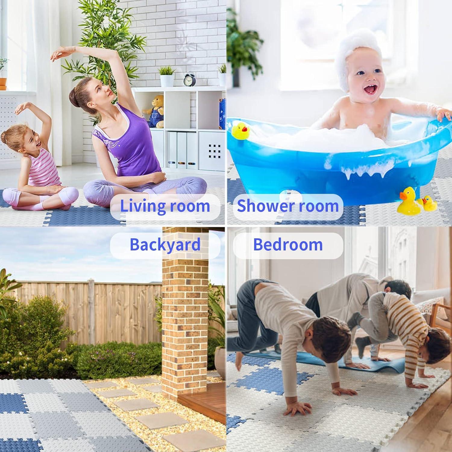 Alfombra de Juego de Espuma Tamiplay 16 Azulejos 1.48 m²