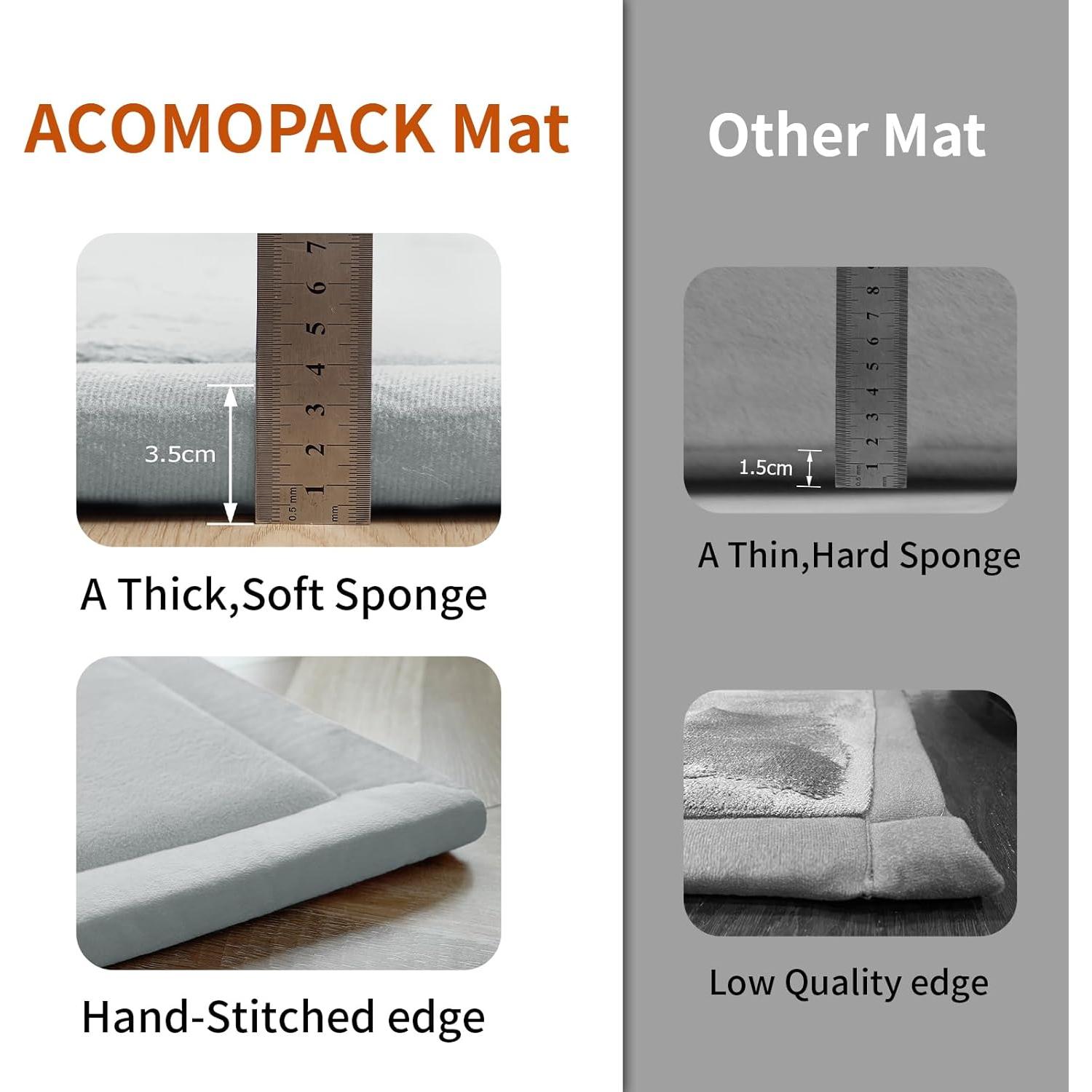 Alfombra de Juego ACOMOPACK 180x200 cm Espuma Memoria Antideslizante