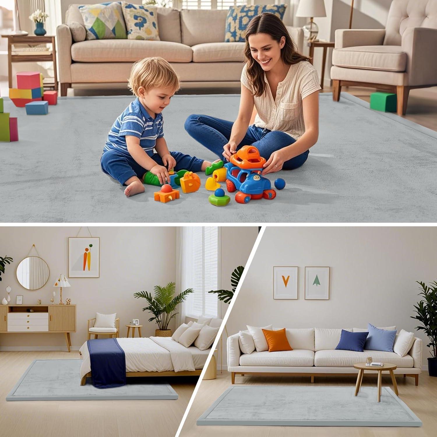 Alfombra de Juego ACOMOPACK 180x200 cm Espuma Memoria Antideslizante