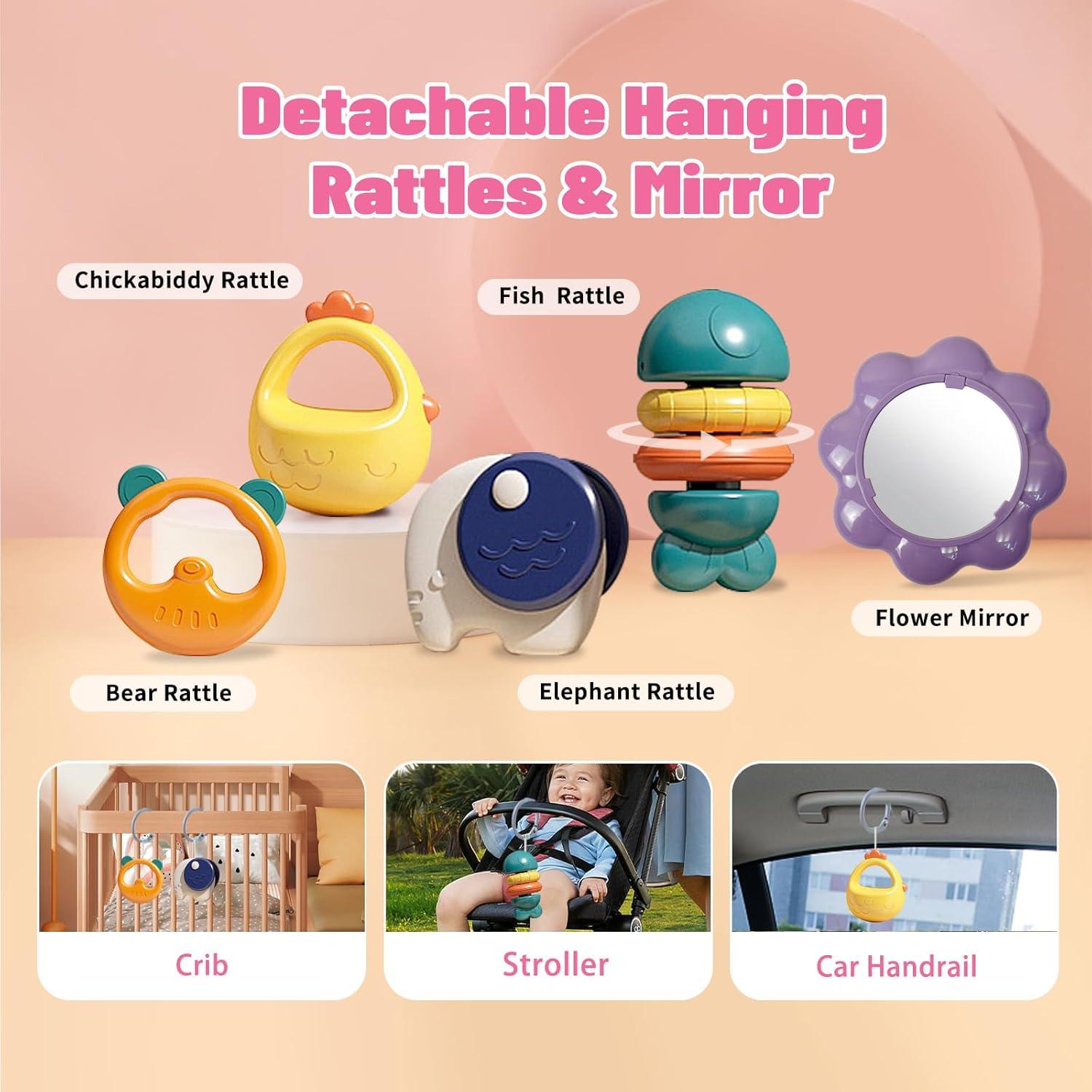 Centro de Actividades 3 en 1 Cuterabit para Bebés - Alfombra, Andador y Piano