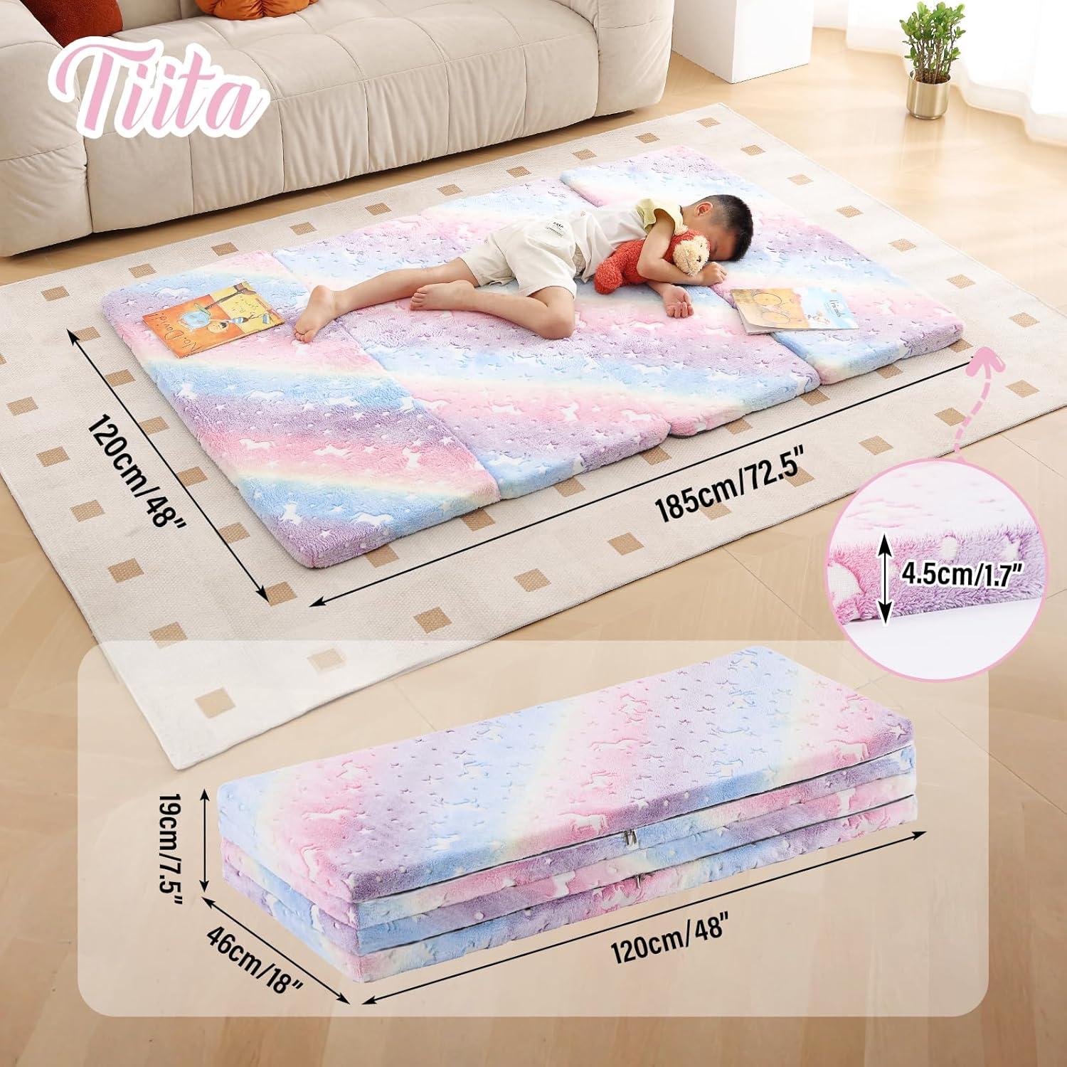 Colchón Plegable Tiita Kids 184x122 cm Alfombra de Juego