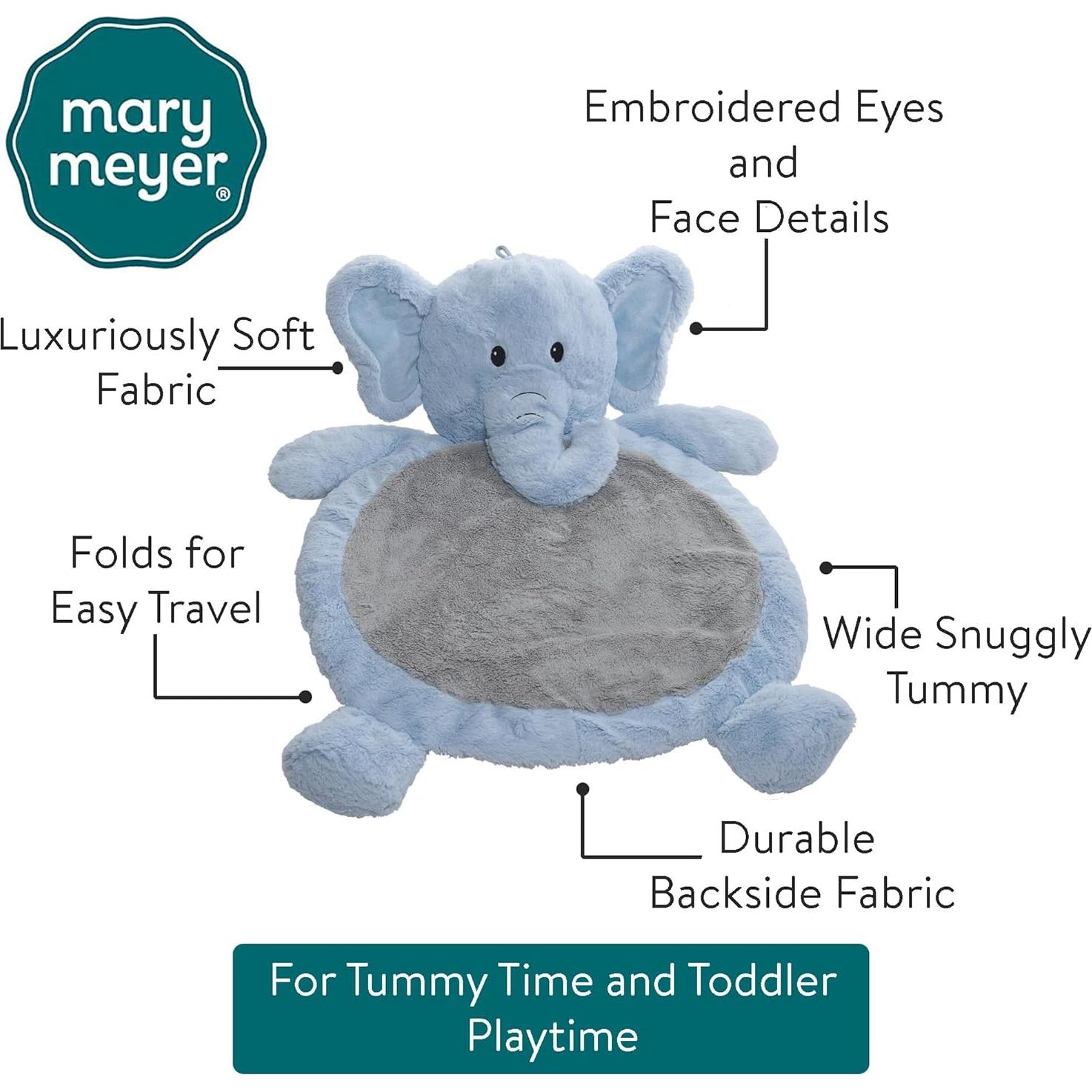 Alfombra para Bebés Mary Meyer Elefante Azul 78.74x58.42cm