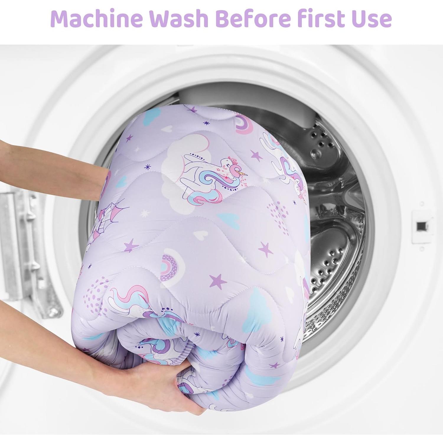 Alfombra de Juego Plegable Antideslizante Unicornio 127x127cm