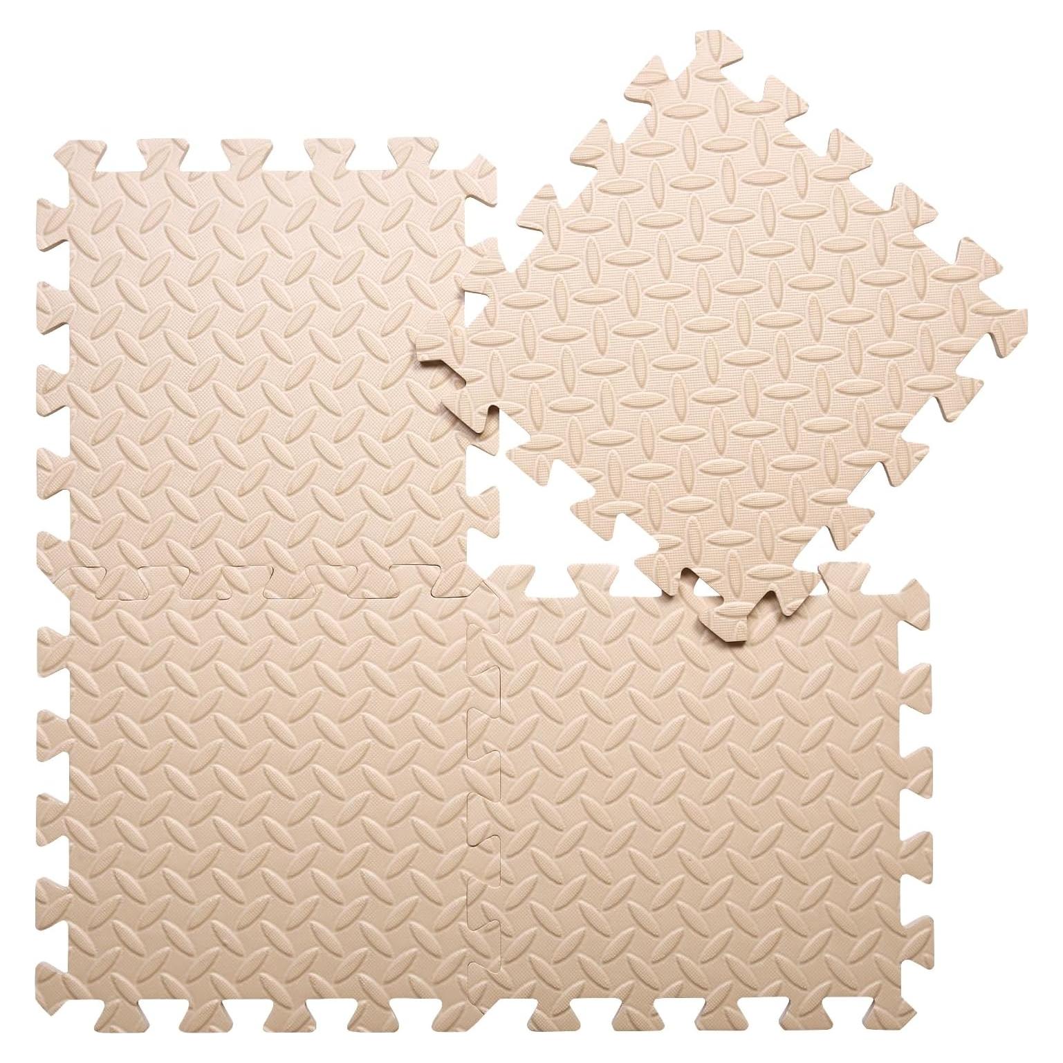 Alfombrilla de Juego de Espuma Coolcandy 16 Piezas Beige 1.02 cm