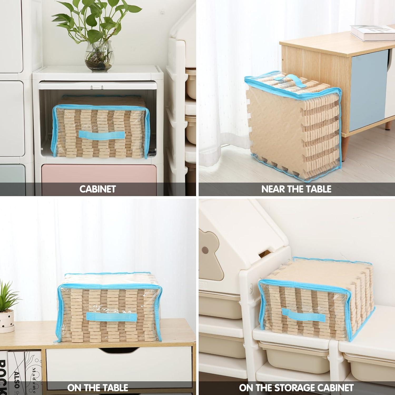 Alfombrilla de Juego de Espuma Coolcandy 16 Piezas Beige 1.02 cm