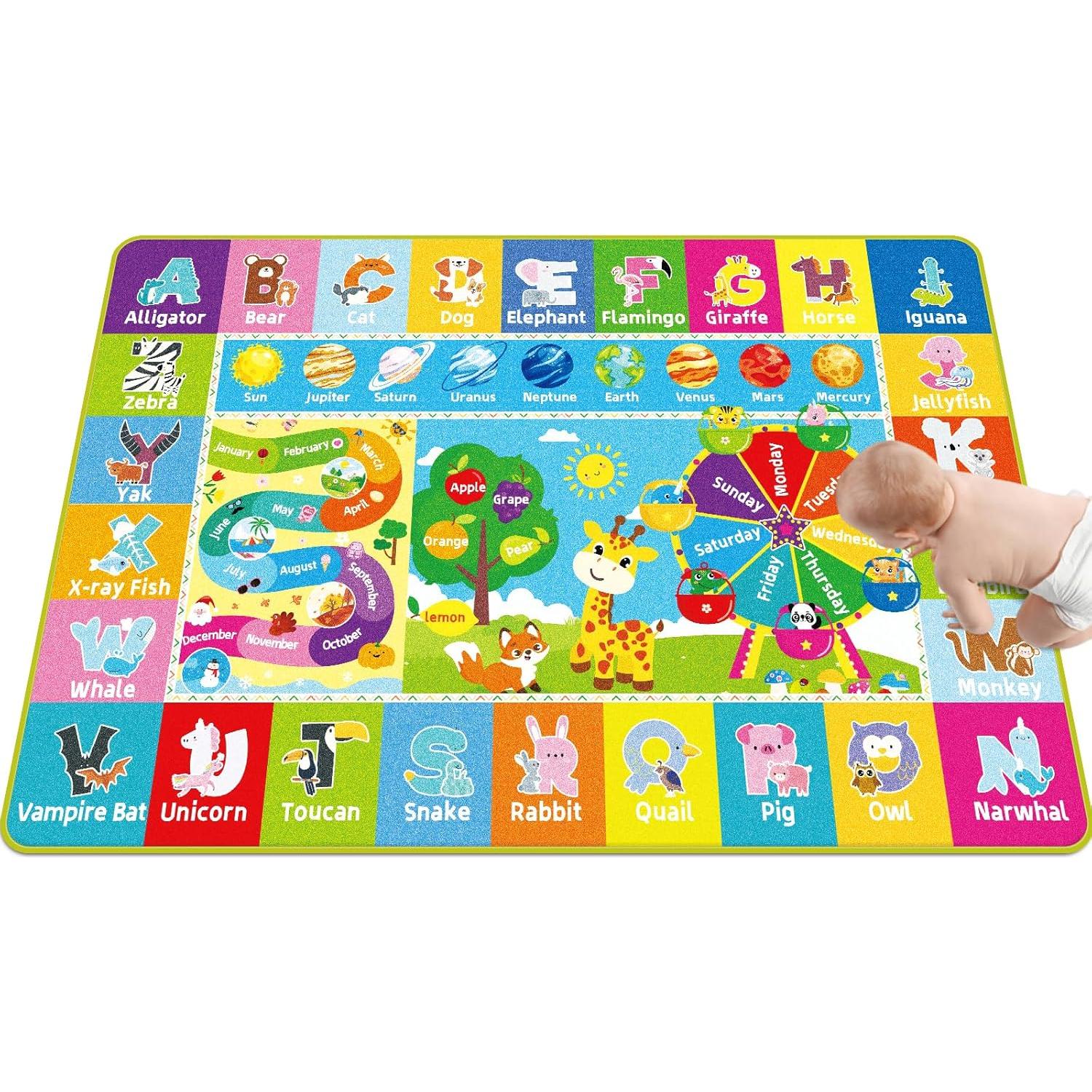 Alfombra Educativa DINSUMRUG Rueda de la Fortuna 1x1.52m