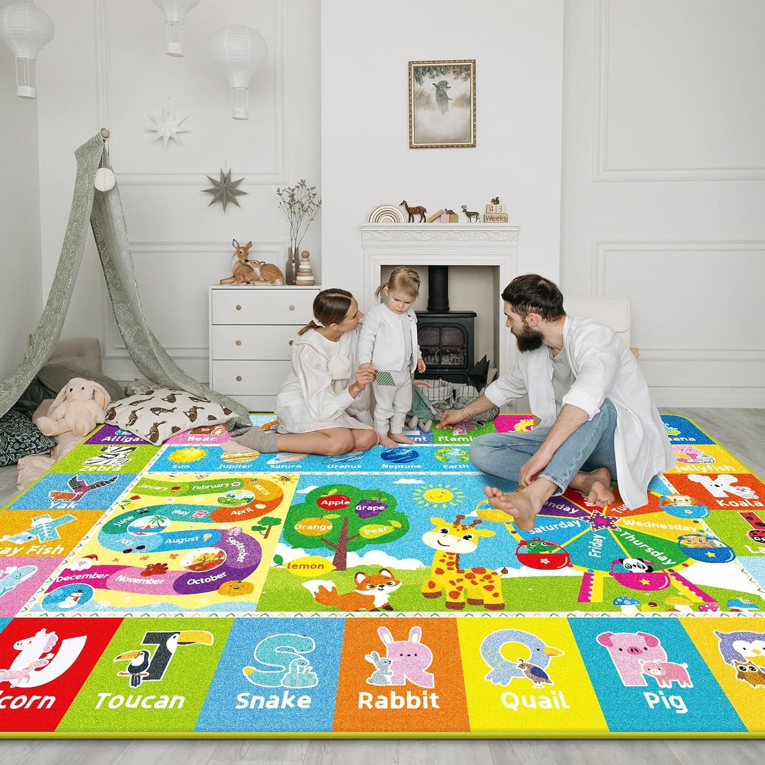 Alfombra Educativa DINSUMRUG Rueda de la Fortuna 1x1.52m