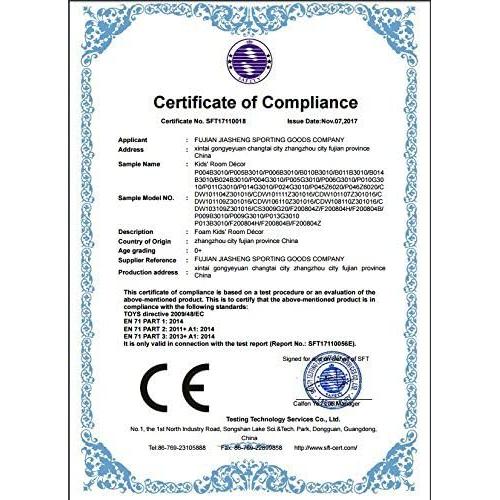 Alfombra de Juego XMTMMD 18 Piezas EVA Interconectables 1.46 m²