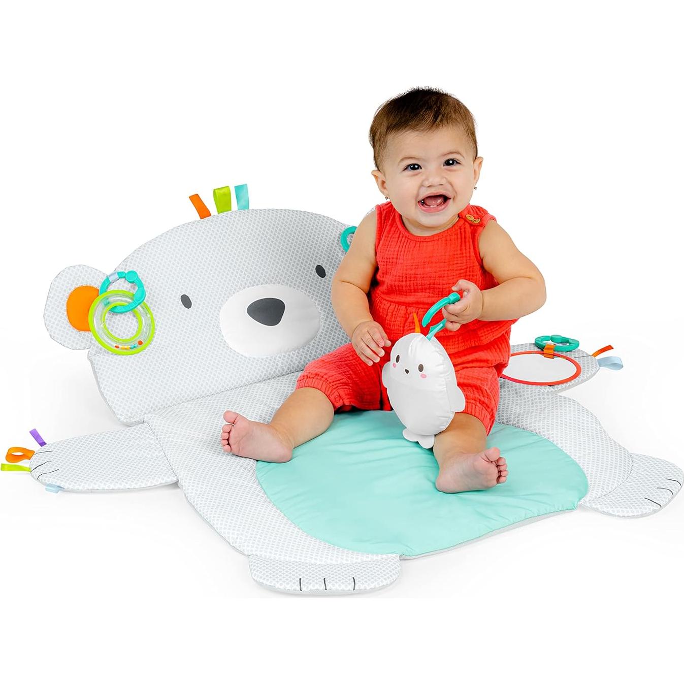 Alfombra de Actividad para Bebés Bright Starts Oso Polar 75x89 cm