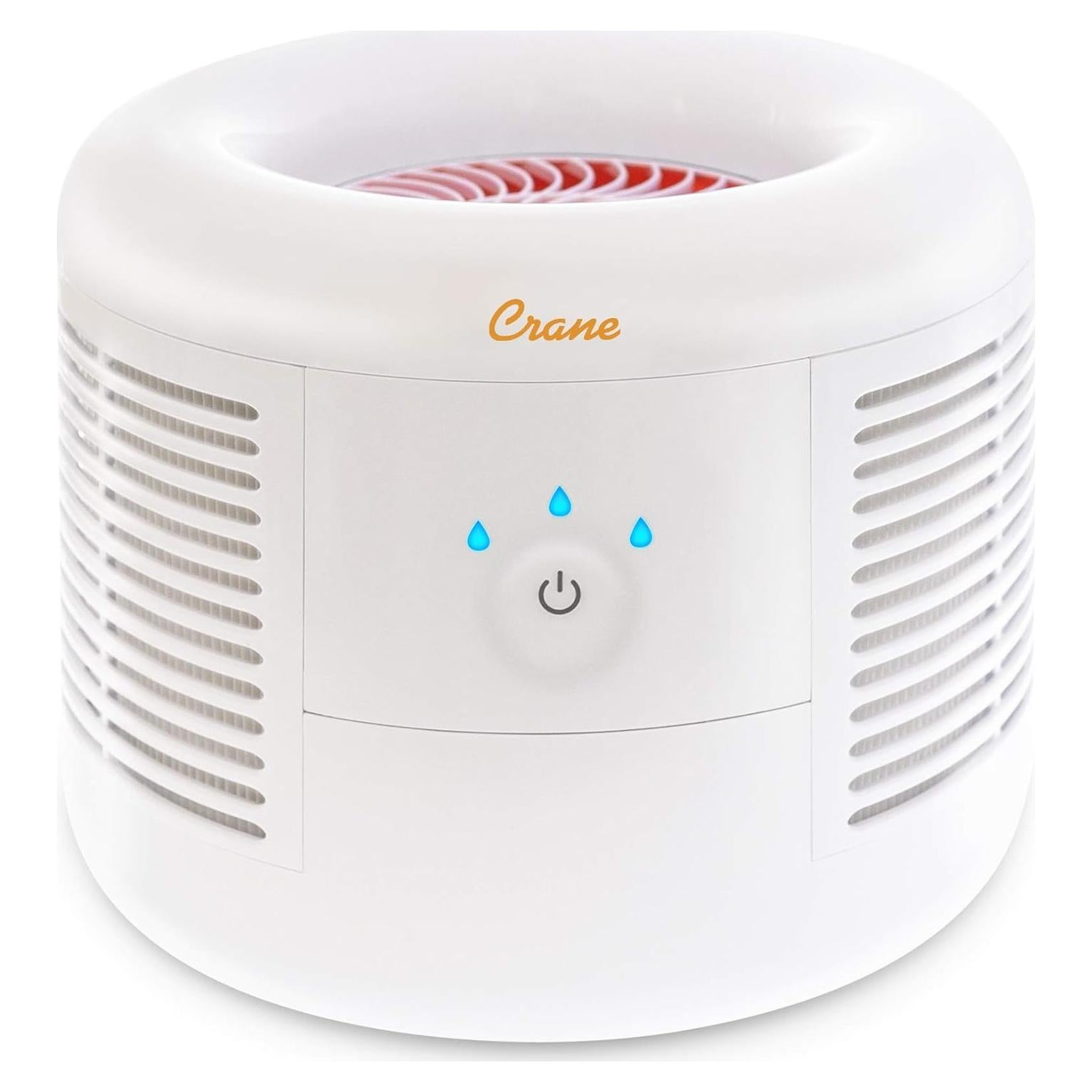 Purificador de Aire Crane HEPA 27.87 m² Silencioso Blanco