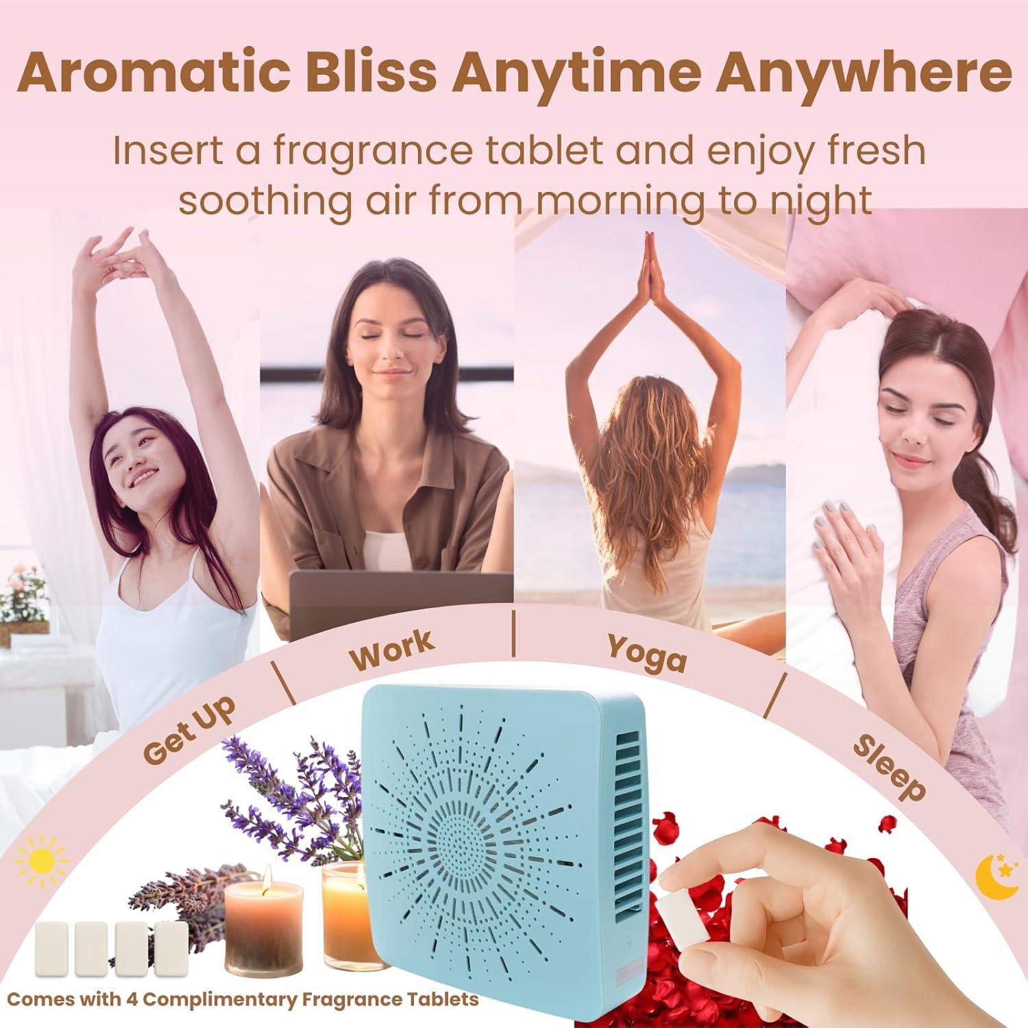 Purificador de Aire Portátil 4 en 1 HEPA USB-C - Azul Nebuloso