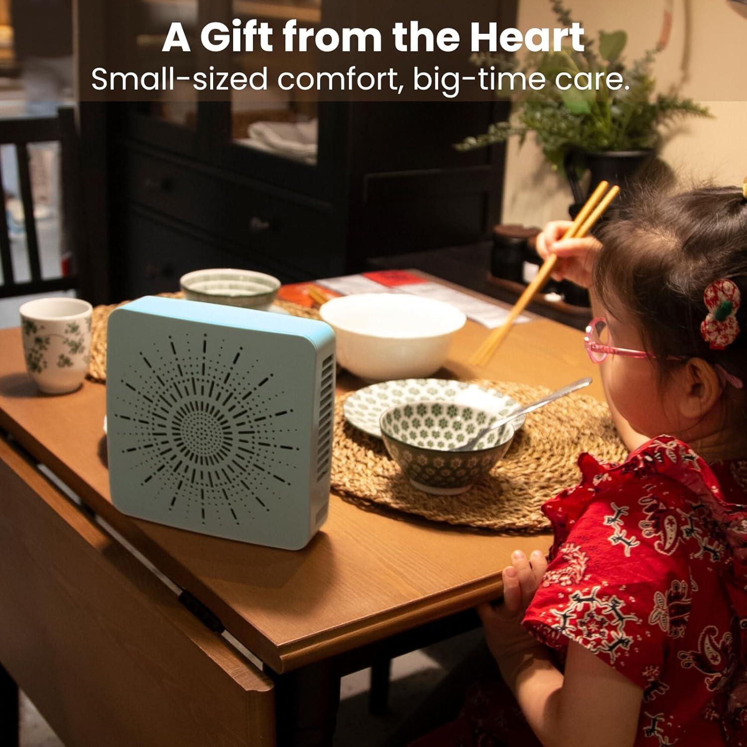 Purificador de Aire Portátil 4 en 1 HEPA USB-C - Azul Nebuloso