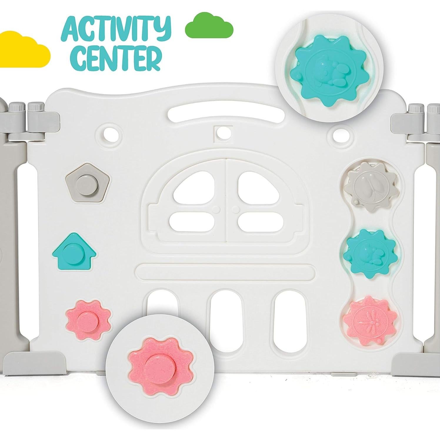 Parque Infantil Plegable Play22 - 14 Paneles 152.4 cm - Seguridad Niños