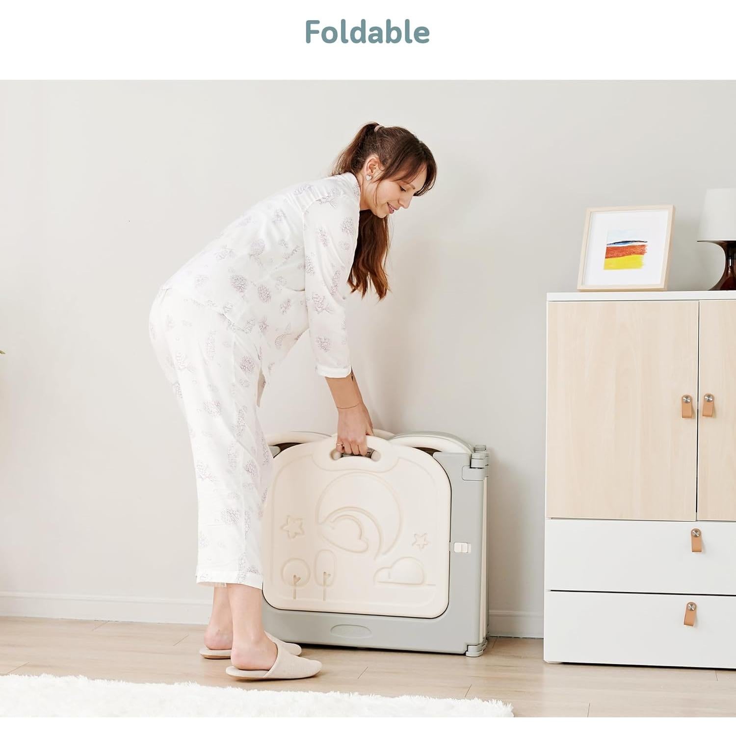 Castillo Nube Plegable Fortella para Bebés - Área de Juego Segura 14 Paneles