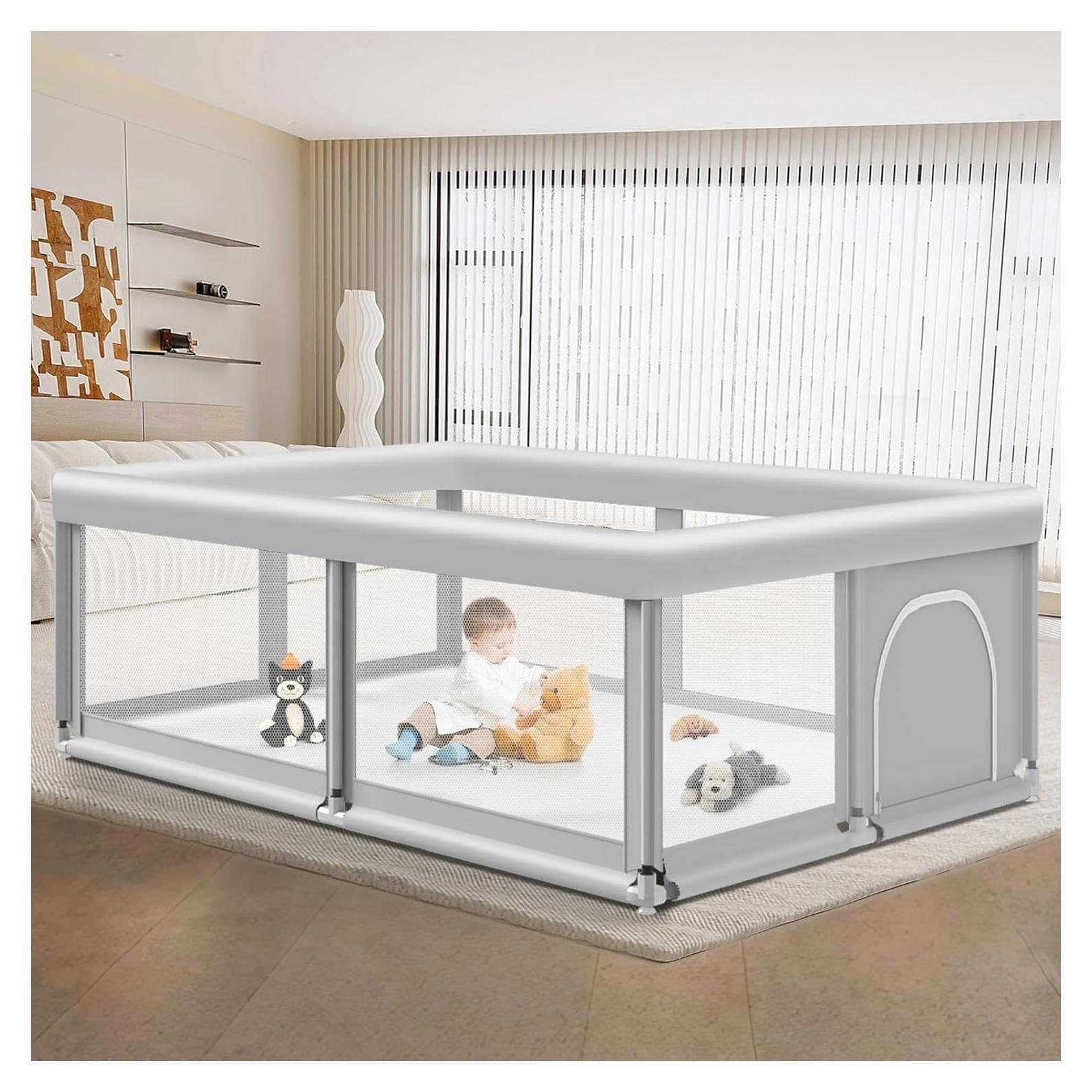 Parque Infantil Seguro YMS-RKWL-001 188x127 cm Gris