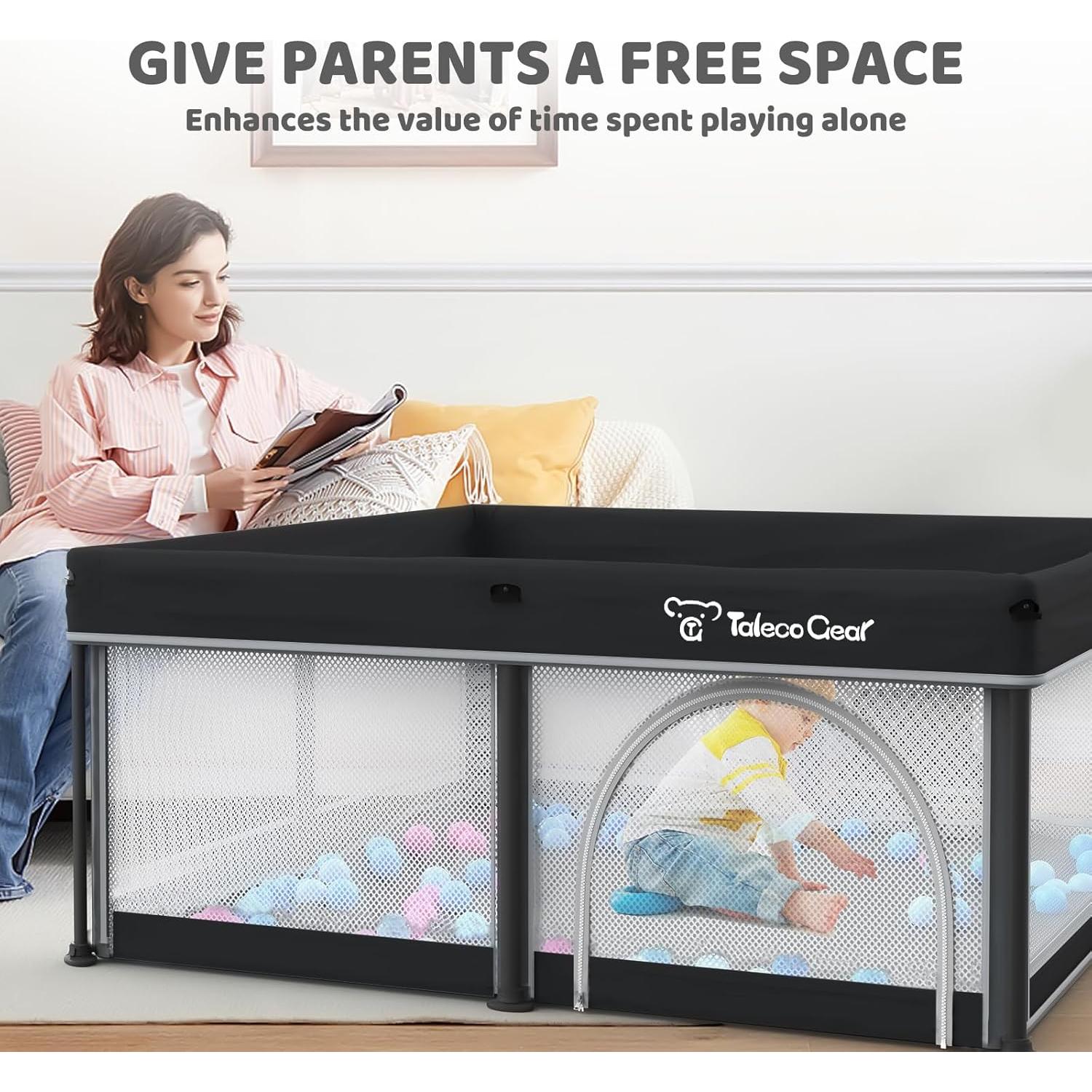 Corralito Plegable Taleco Gear 127x127cm con Pelotas