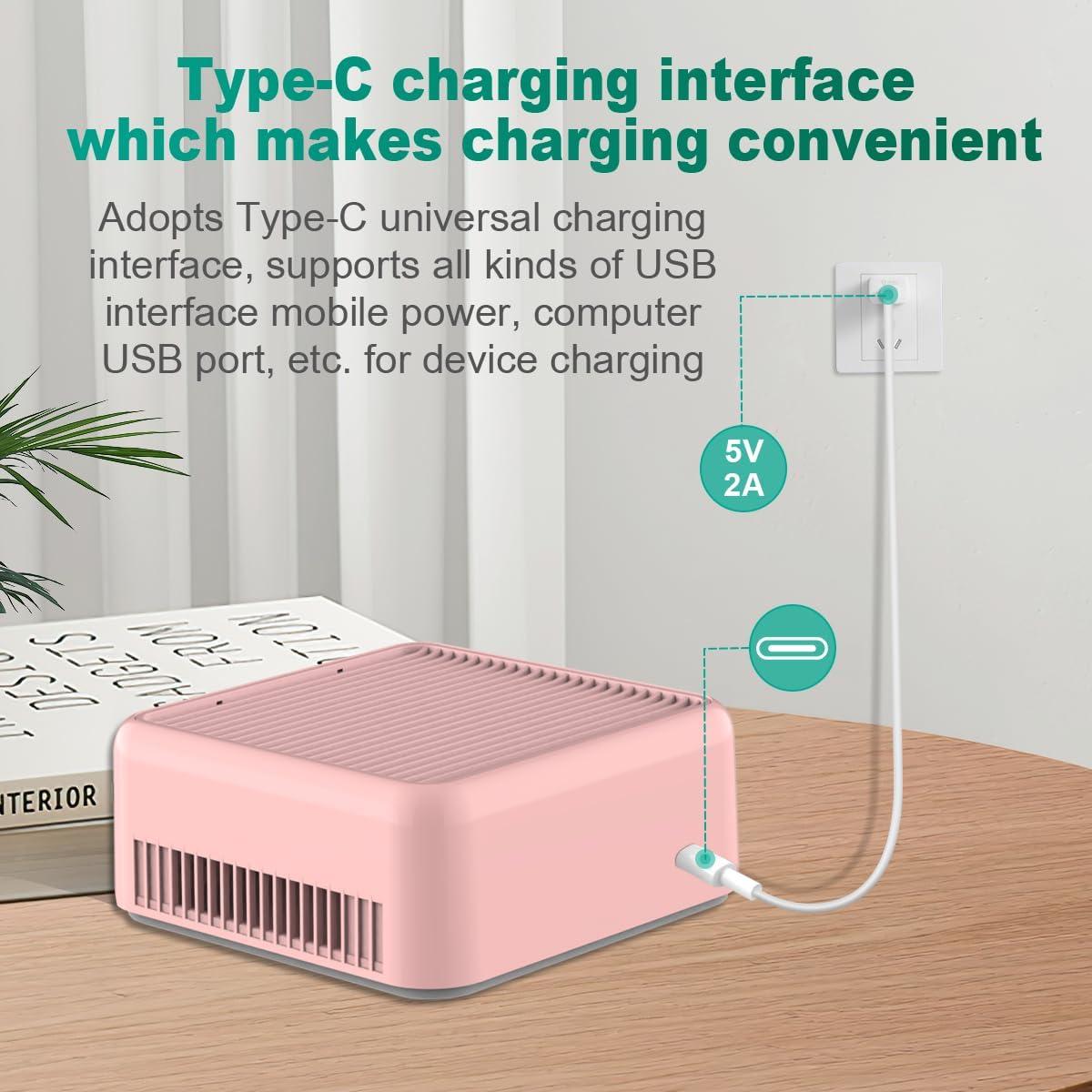 Purificador de Aire HEPA Verdadero PA33 Rosa 57.1 m² Silencioso