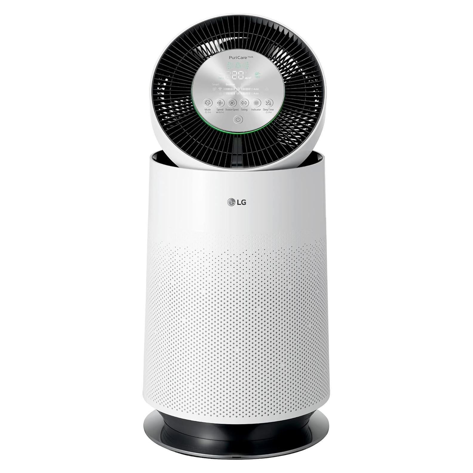 Purificador de Aire LG PuriCare AS330DWR0 360° Wi-Fi 28.8 m² Blanco