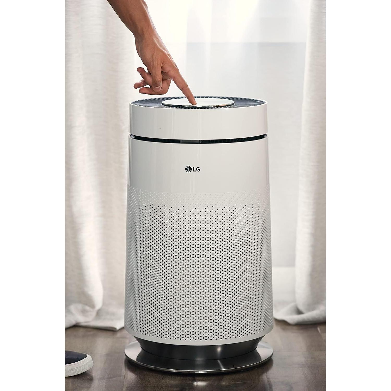 Purificador de Aire LG PuriCare AS330DWR0 360° Wi-Fi 28.8 m² Blanco