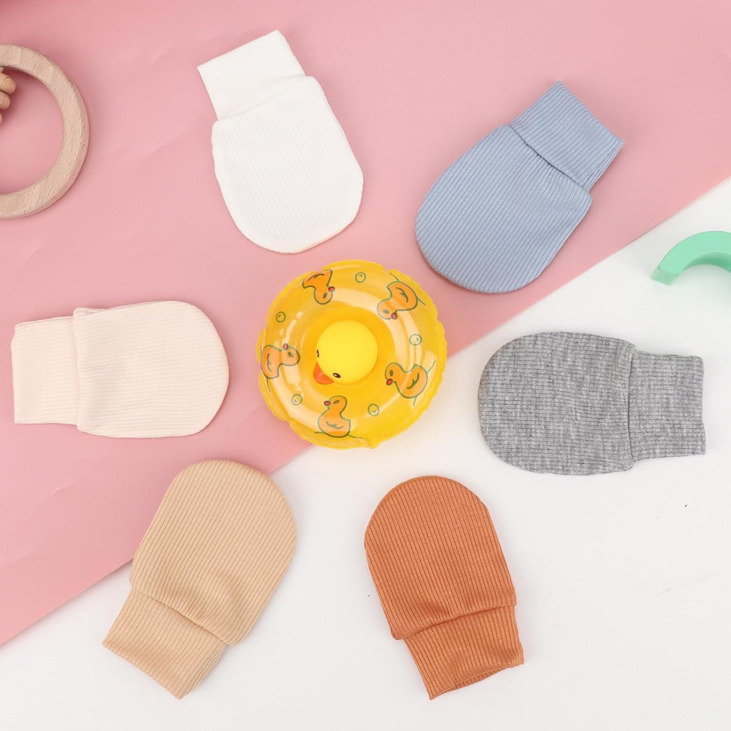 Manoplas para Bebés BQUBO 6 Pares 0-6 Meses Unisex