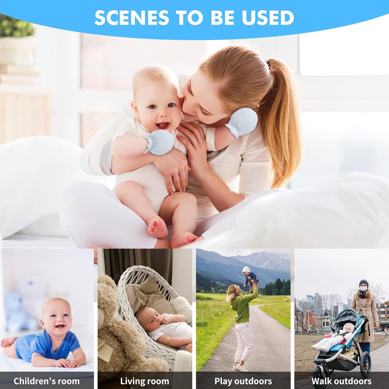 12 Pares Manoplas para Bebés Liwely 100% Algodón Unisex