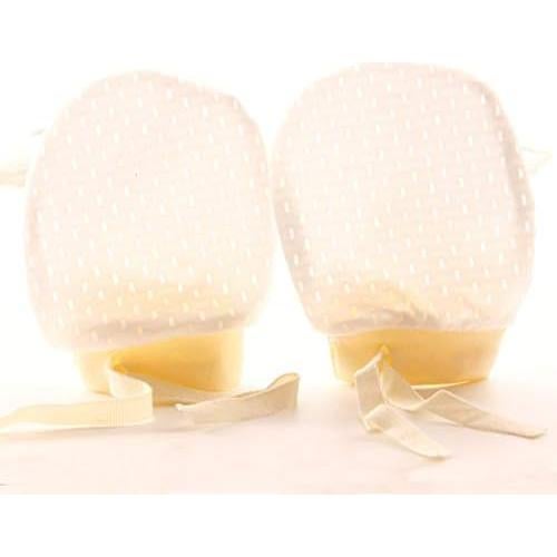 Guantes de Algodón para Bebés 8 Pares Transpirables Ajustables