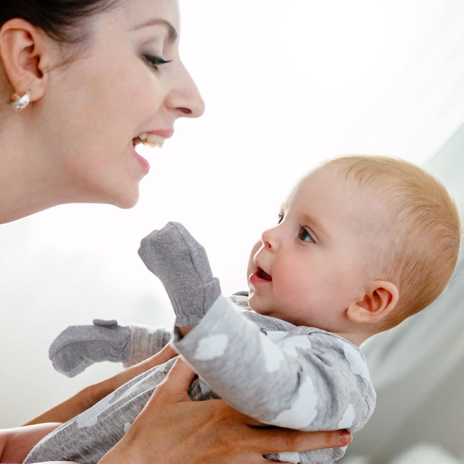 Manoplas Ajustables para Bebés Newcotte - 6 Pares de Algodón