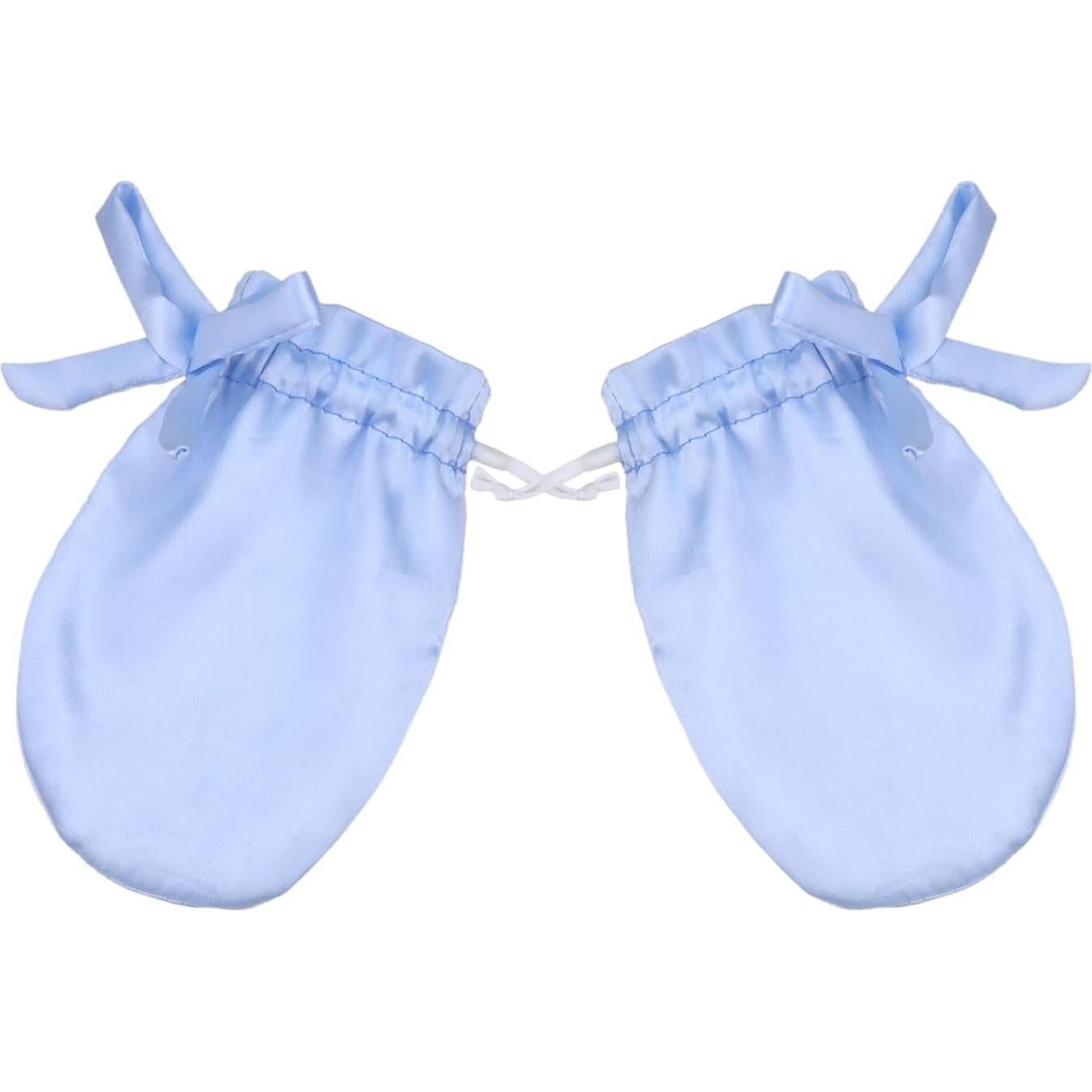 Mitones de Satén Antirrasguños Pinklilycare para Bebés 6-24 meses