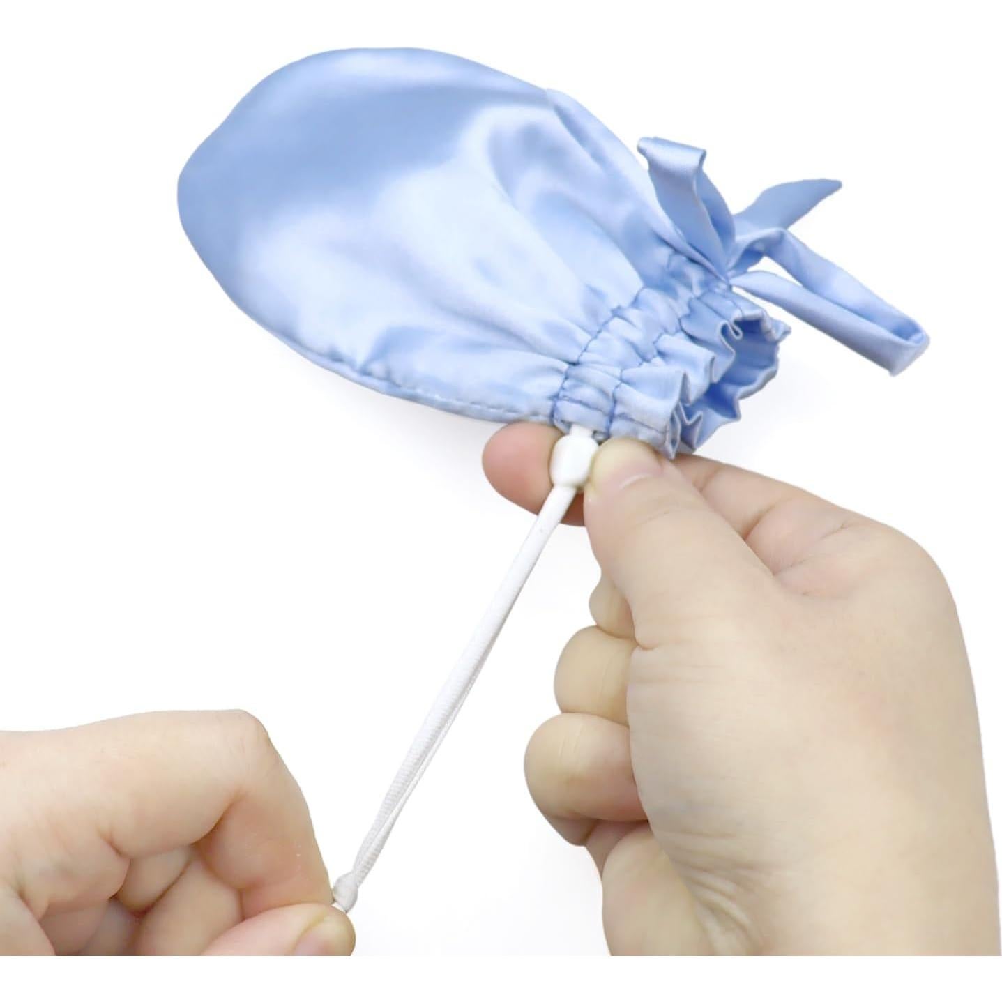 Mitones de Satén Antirrasguños Pinklilycare para Bebés 6-24 meses