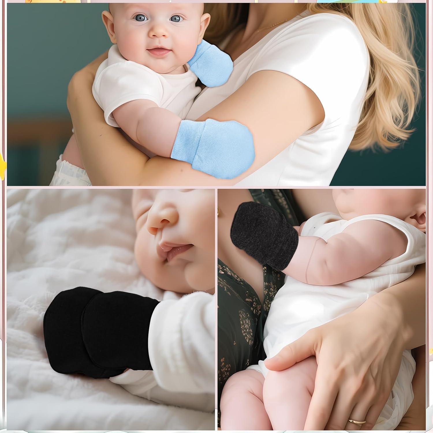 Mitones para Bebés Sin Rasguños 0-6 Meses - 6 Pares