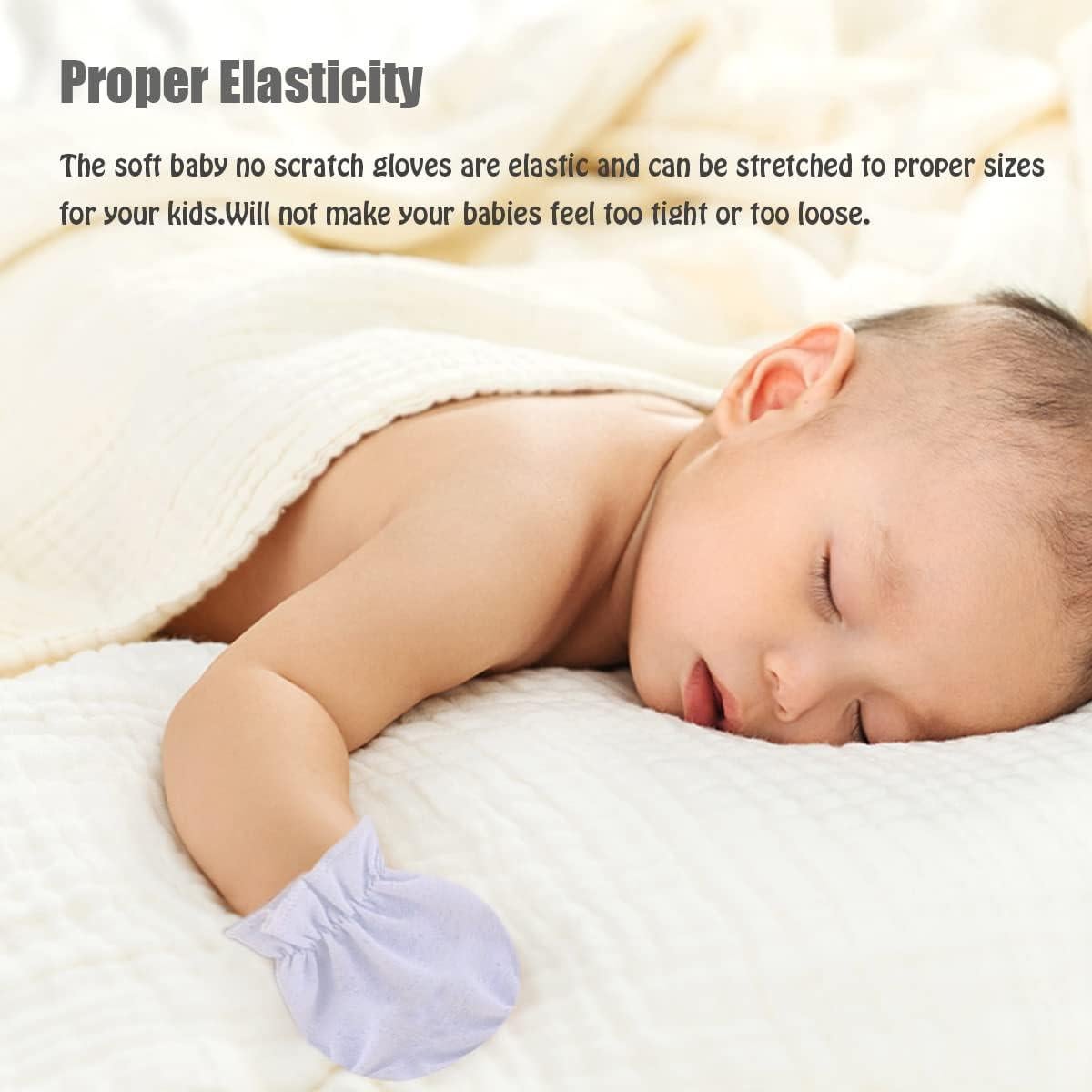 Manoplas para Bebés Recién Nacidos Unisex - Set de 6 Guantes