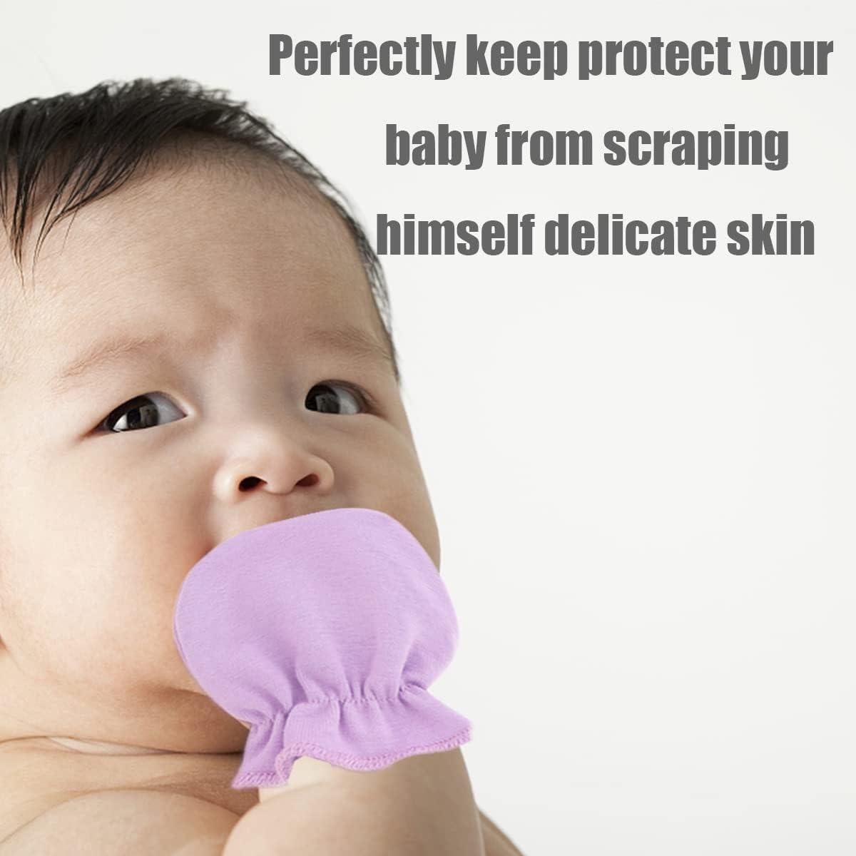 Manoplas para Bebés Recién Nacidos Unisex - Set de 6 Guantes