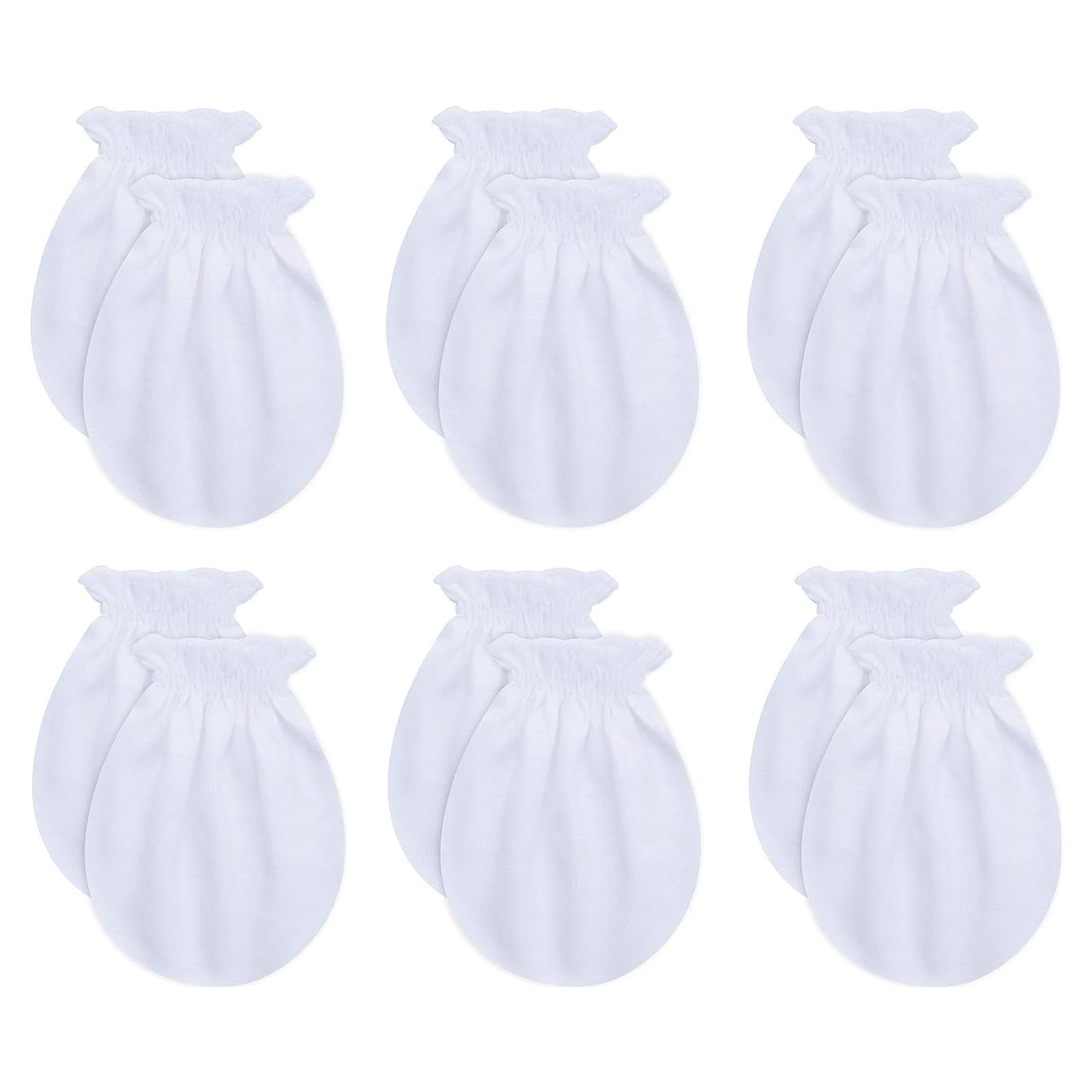 Guantes de Algodón RATIVE para Bebés 0-6 Meses - 6 Pares