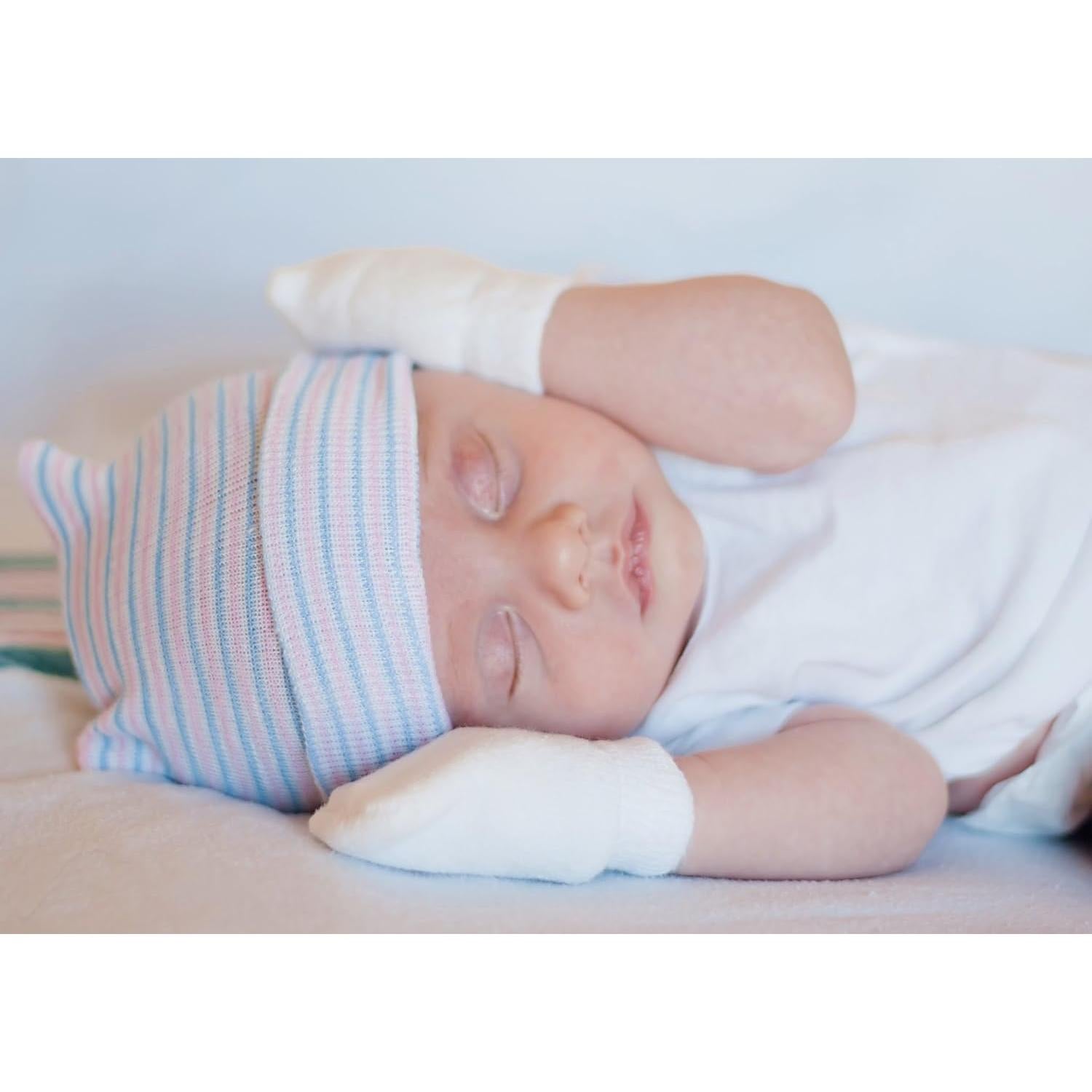 Manoplas de Algodón para Recién Nacidos Nurses Choice - 6 Pares