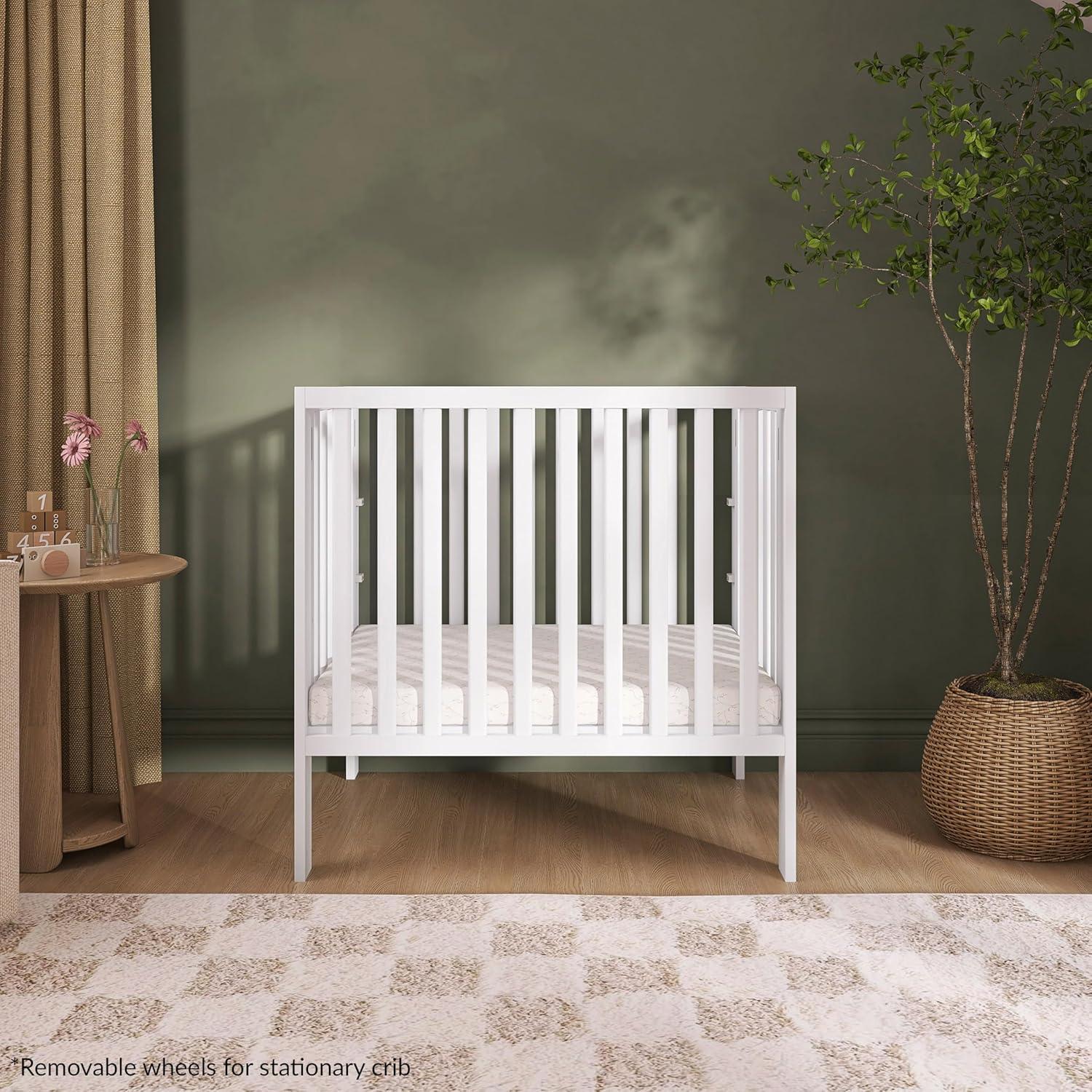 Cuna Plegable Dream On Me Jett Blanca, Ligera y Portátil